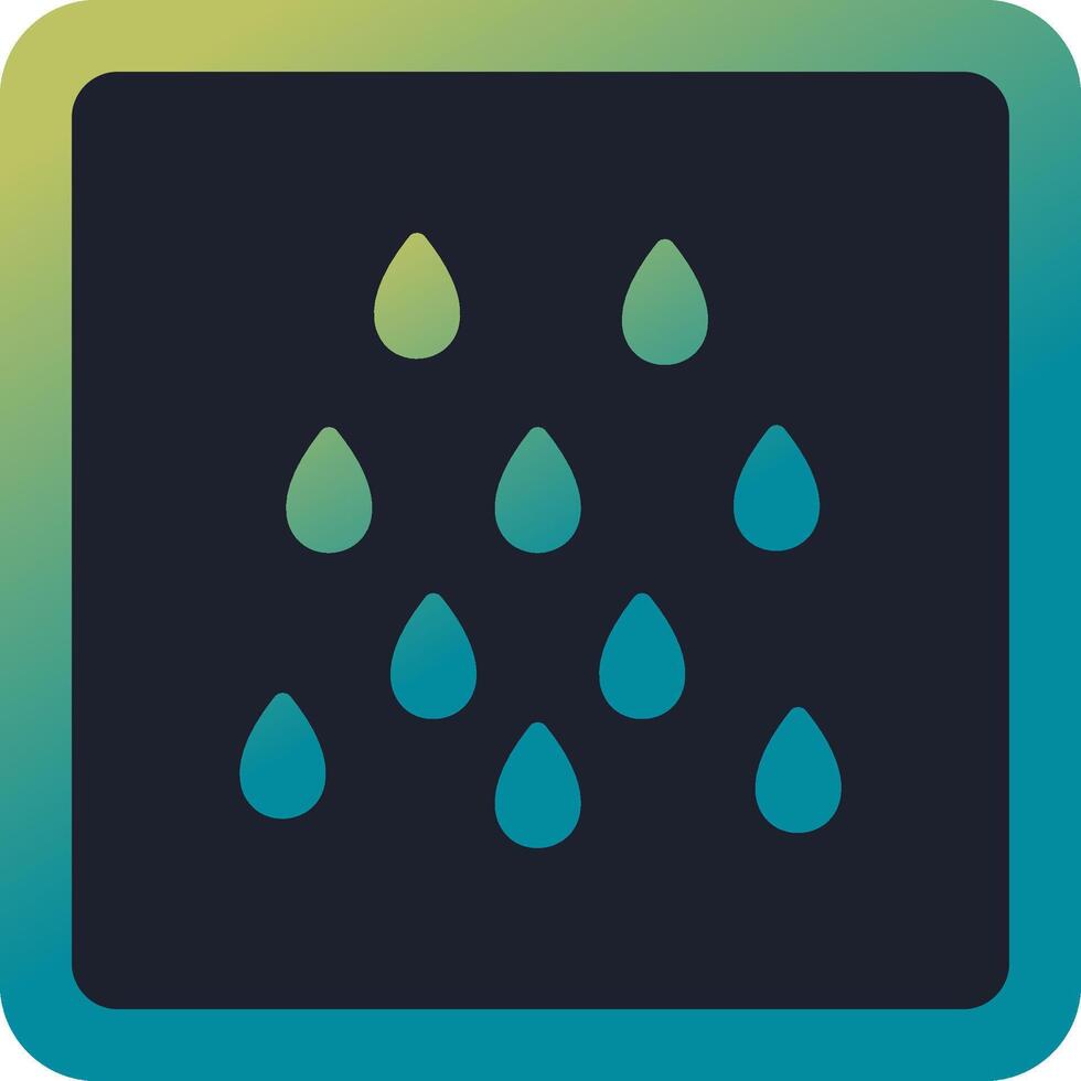 icono de vector de lluvia