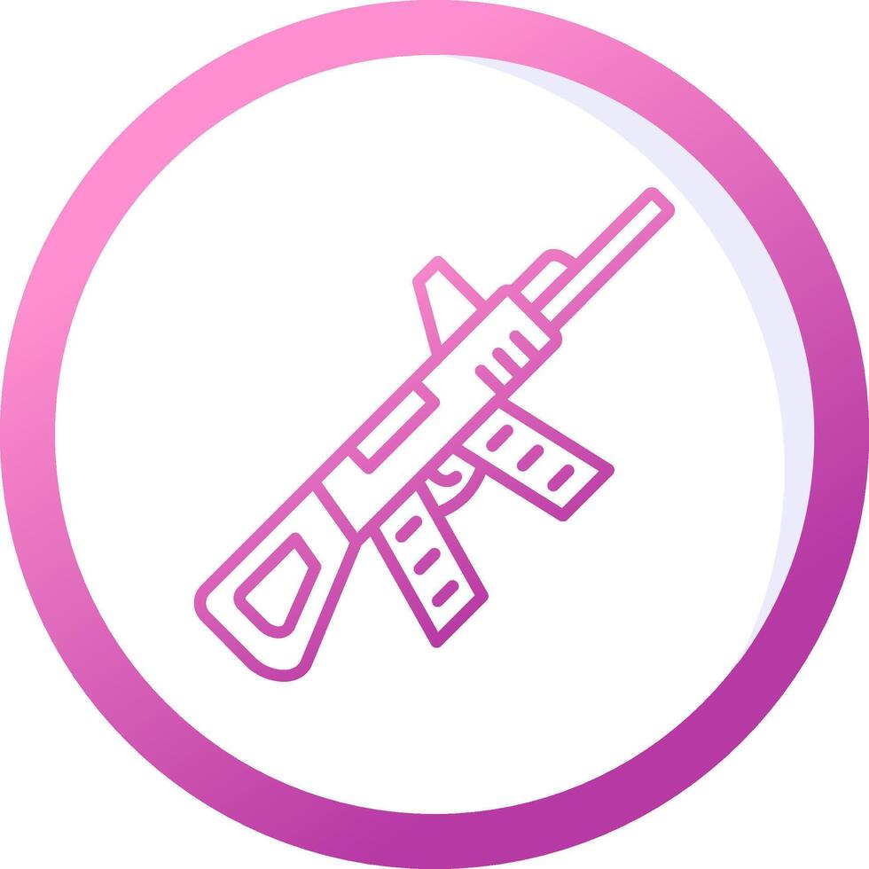 Machine Gun Vector Icon