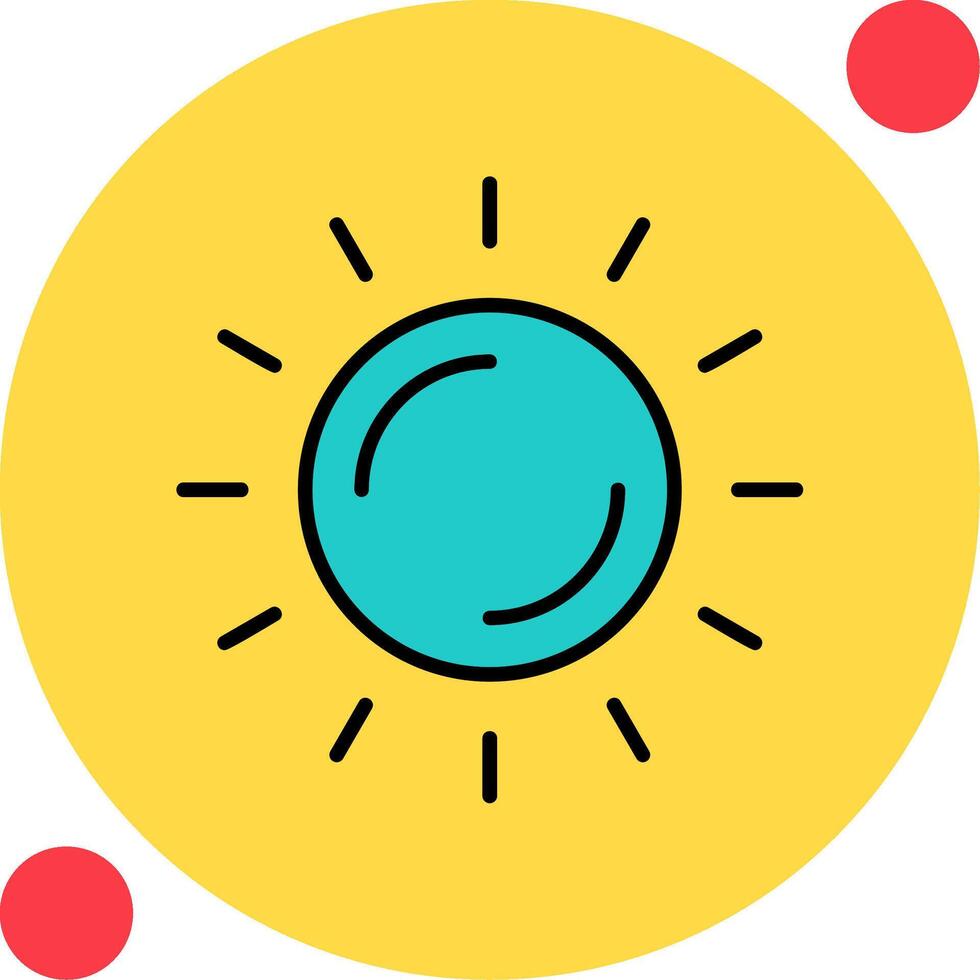 Sun Vector Icon