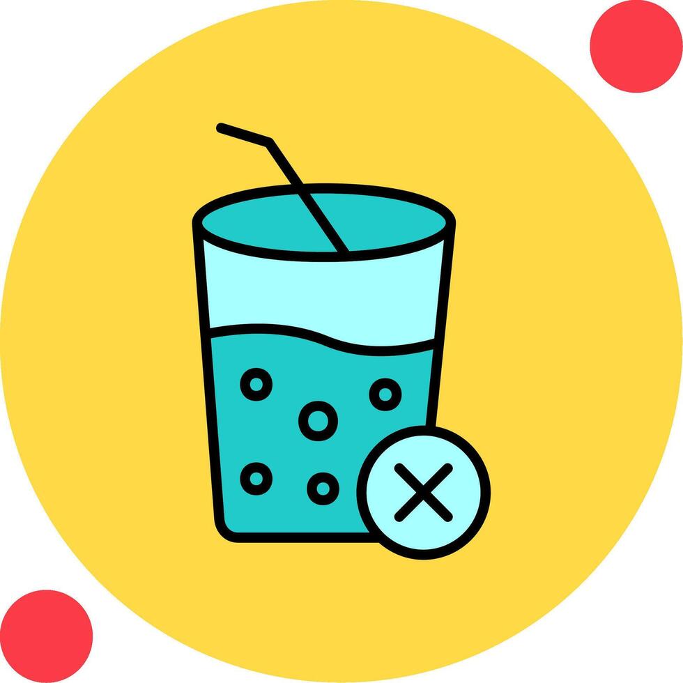 No juices Vector Icon