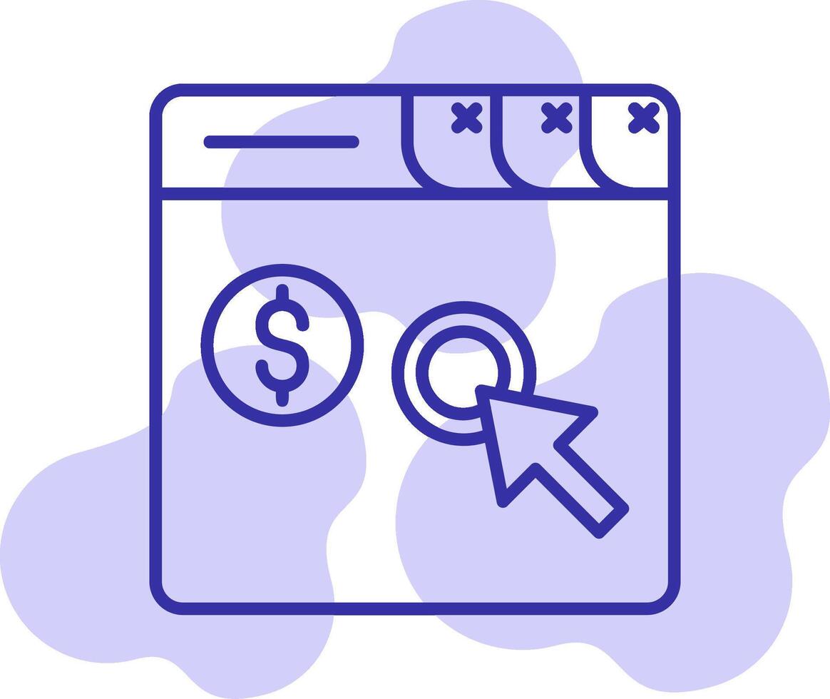 Pay Per Click Vector Icon