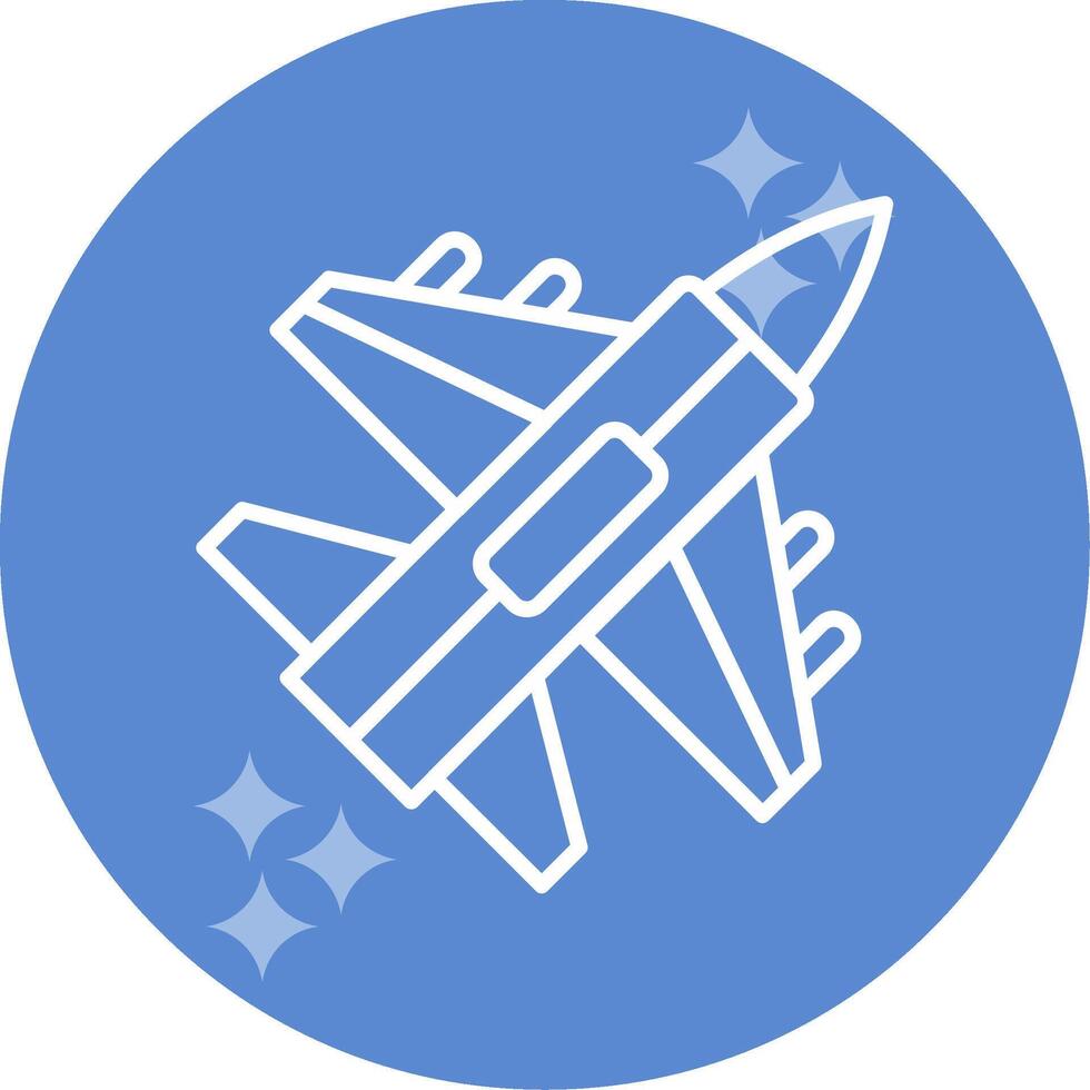 Jet Fighter Vector Icon