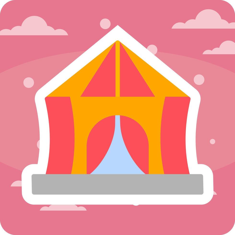 Circus Tent Vector Icon