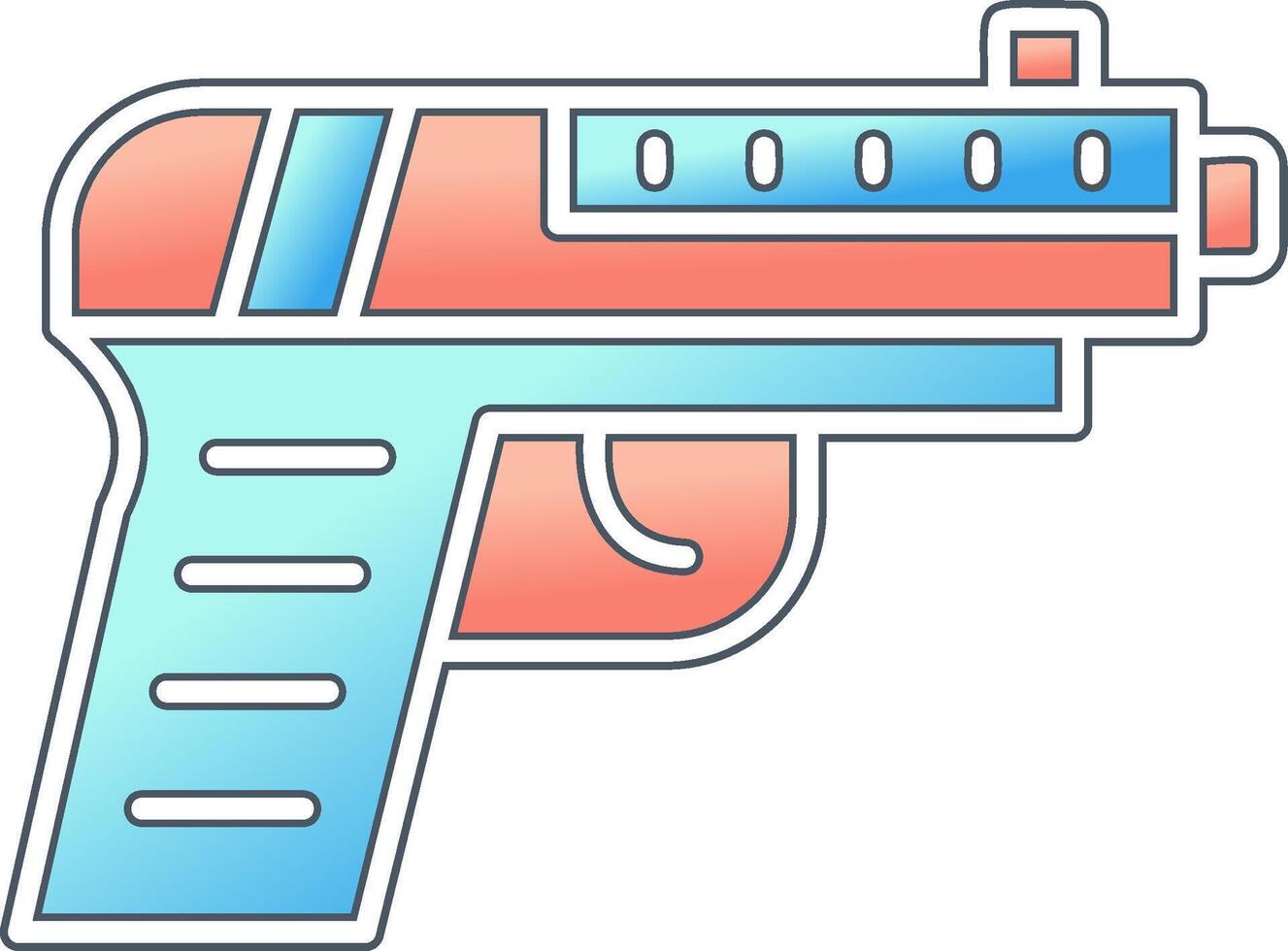 icono de vector de pistola