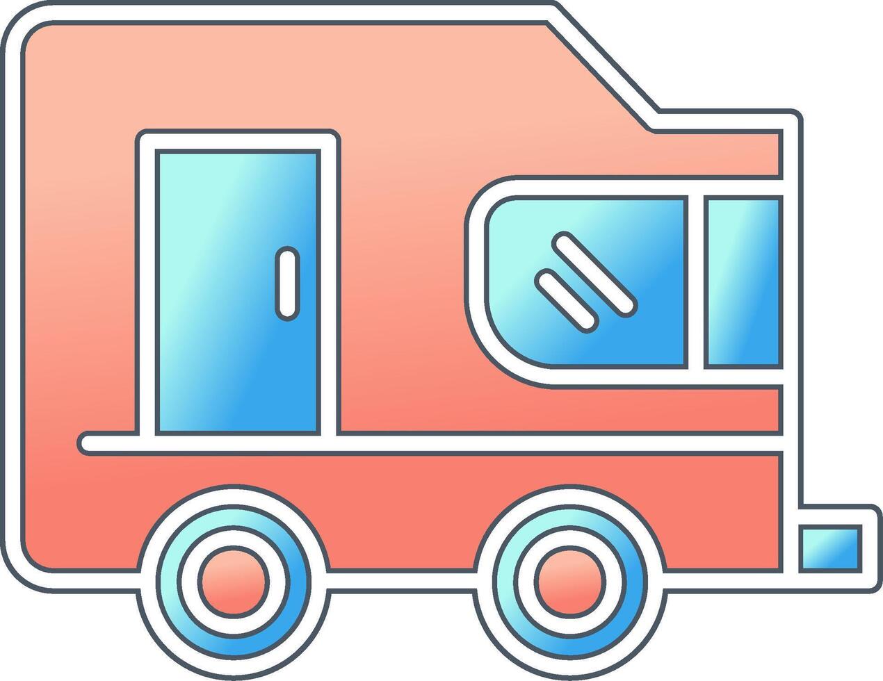 Caravan Vector Icon