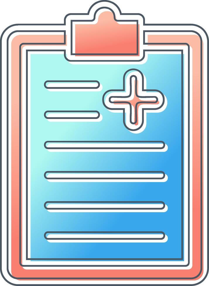 Medical Report Vector Icon