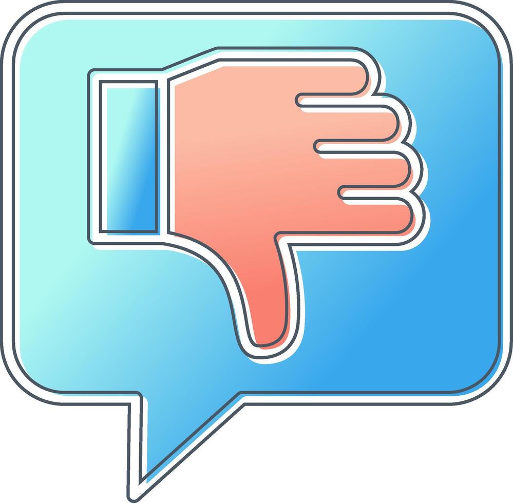 Dislike Vector Icon
