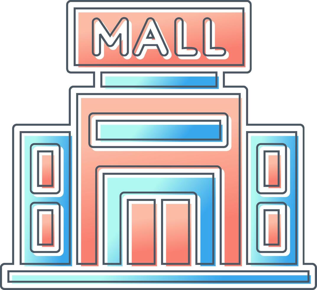 Shopping Mall Vector Icon