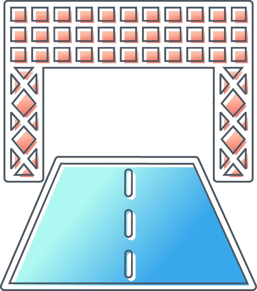 Racetrack Vector Icon