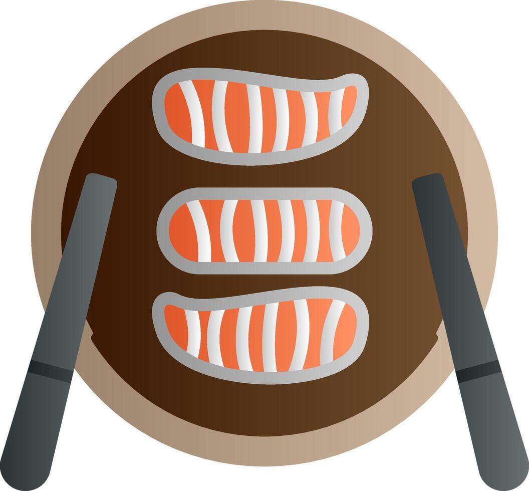 icono de vector de sushi