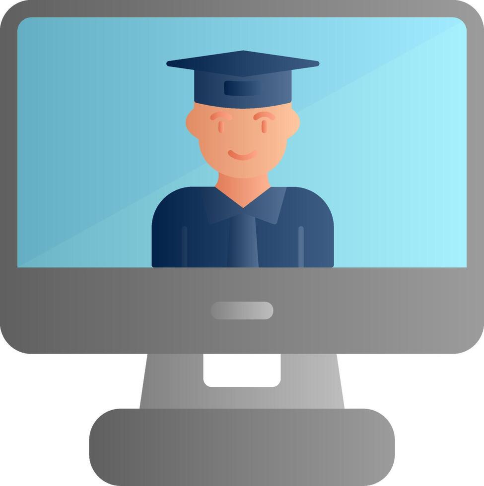 Online Learning Vector Icon