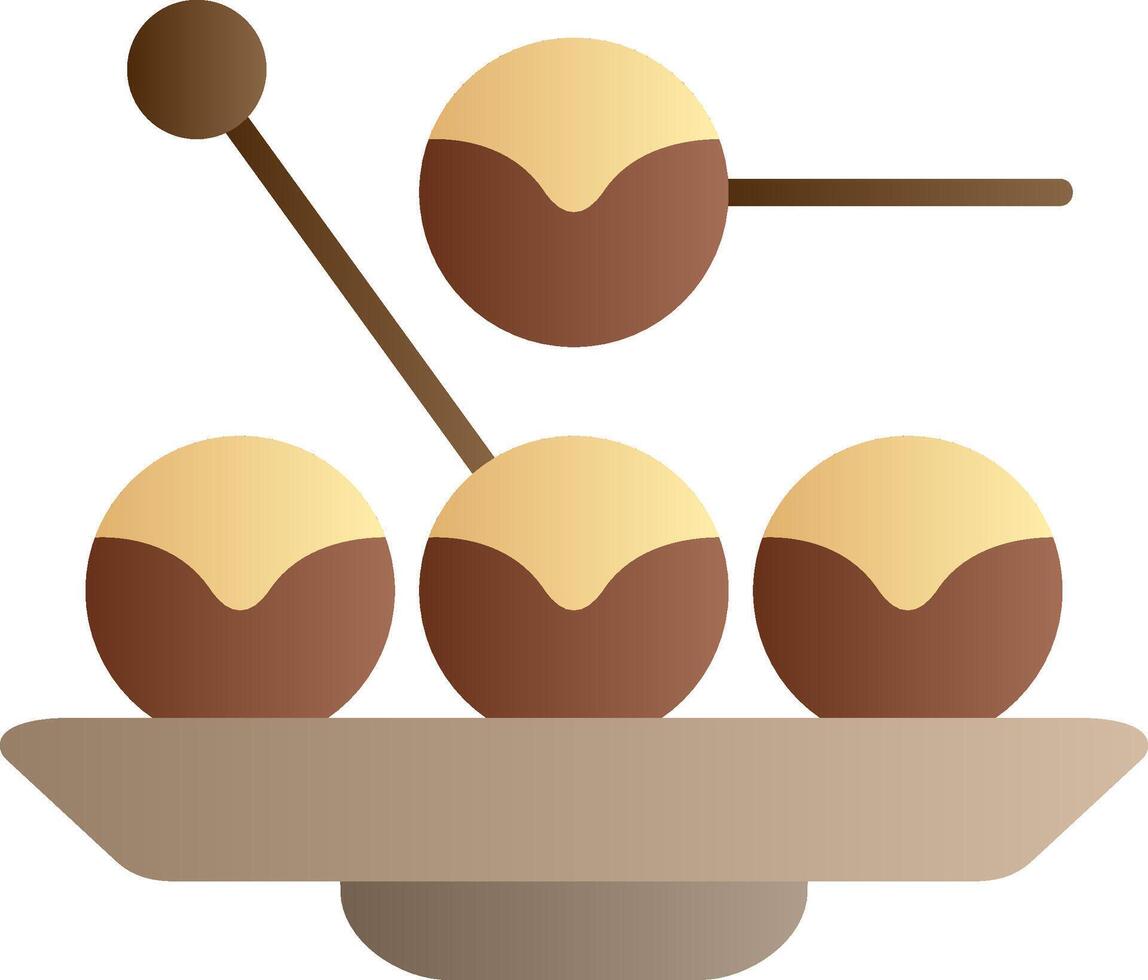 takoyaki vector icono