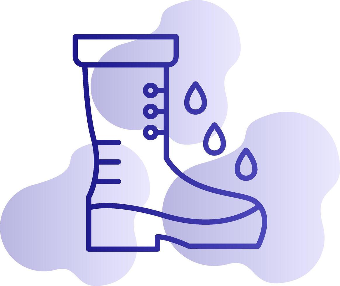 Rainboot Vector Icon