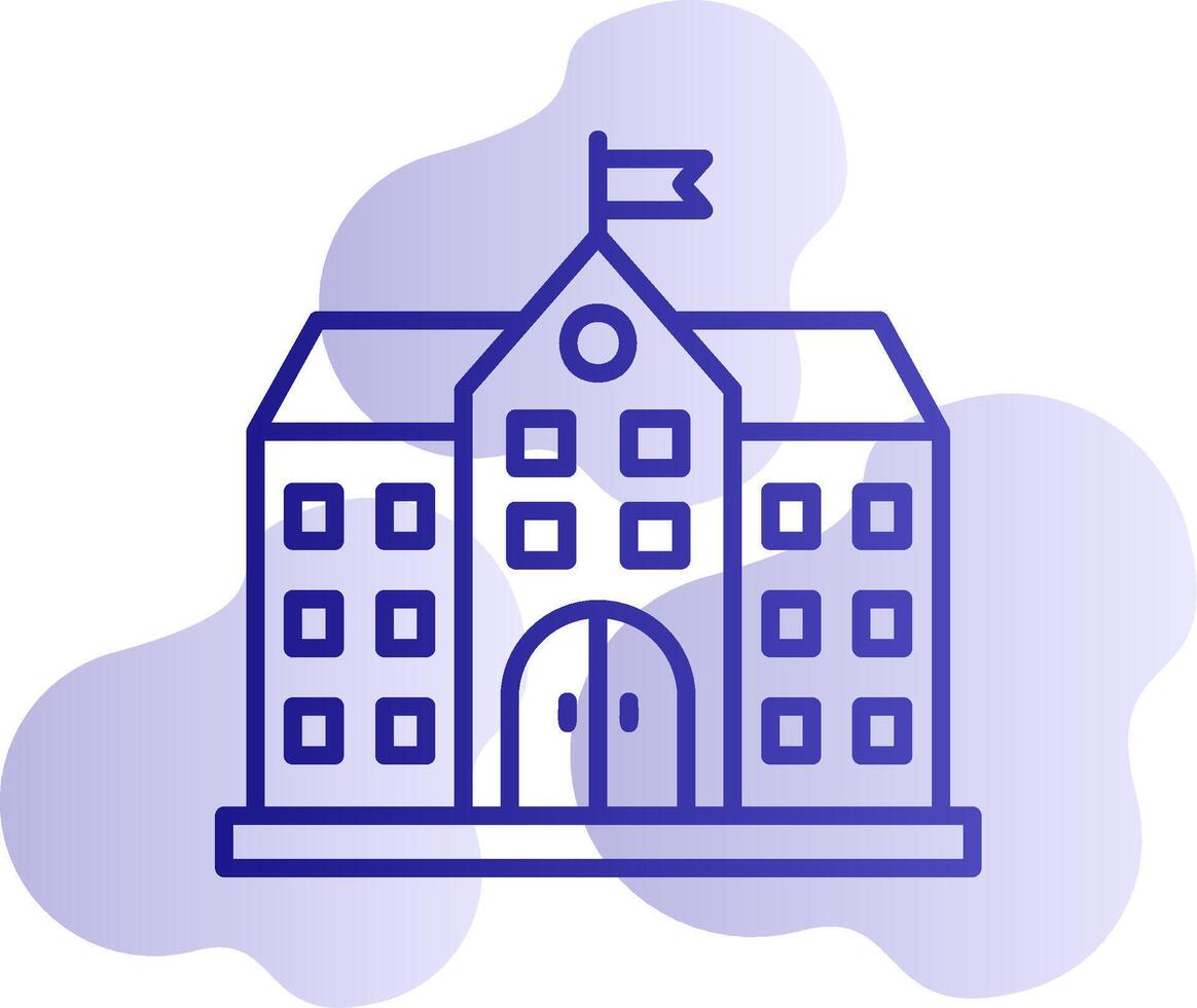 University Building Vector Icon