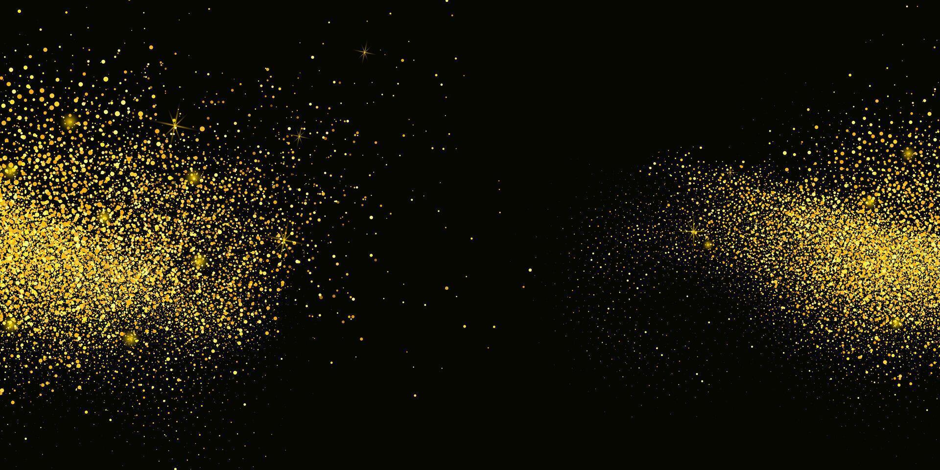 Gradient noise grain texture stains, black and white dotted spray shades, and sand dust spots. vector