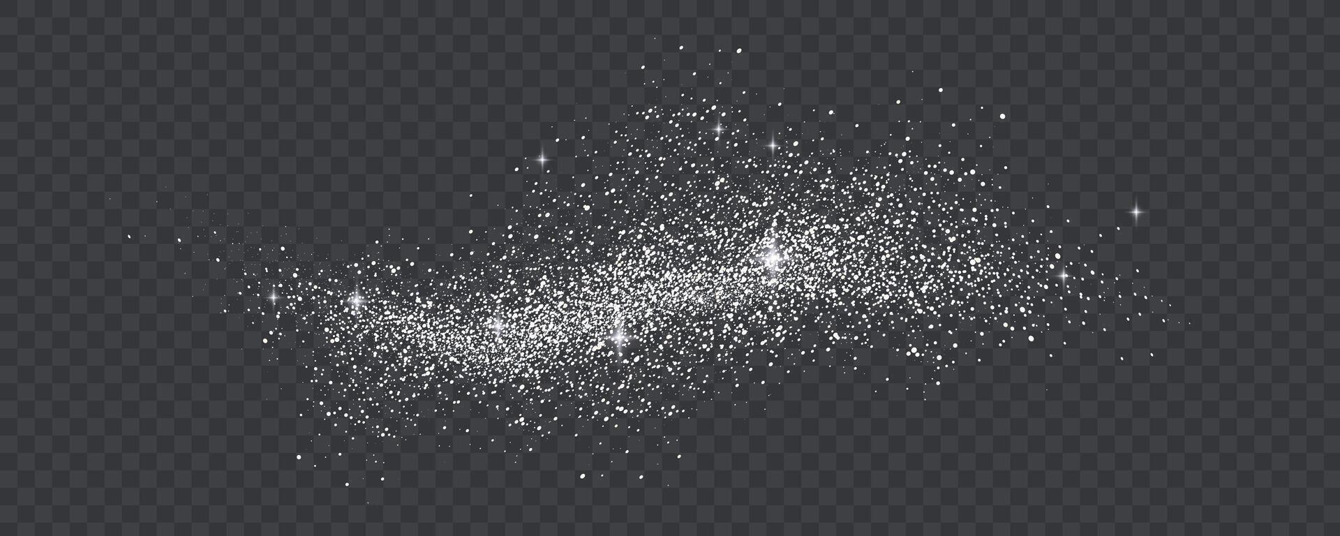 Gradient noise grain texture stains, black and white dotted spray shades, and sand dust spots. vector