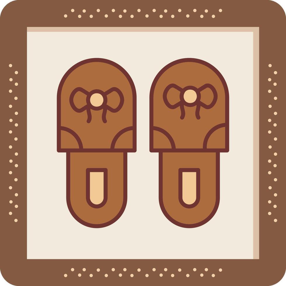 Slippers Vector Icon