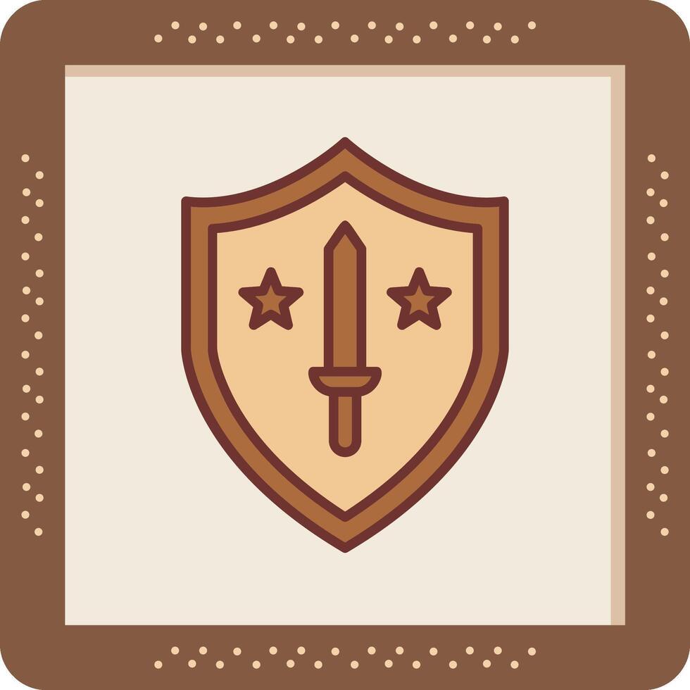 Military Shield Vector Icon