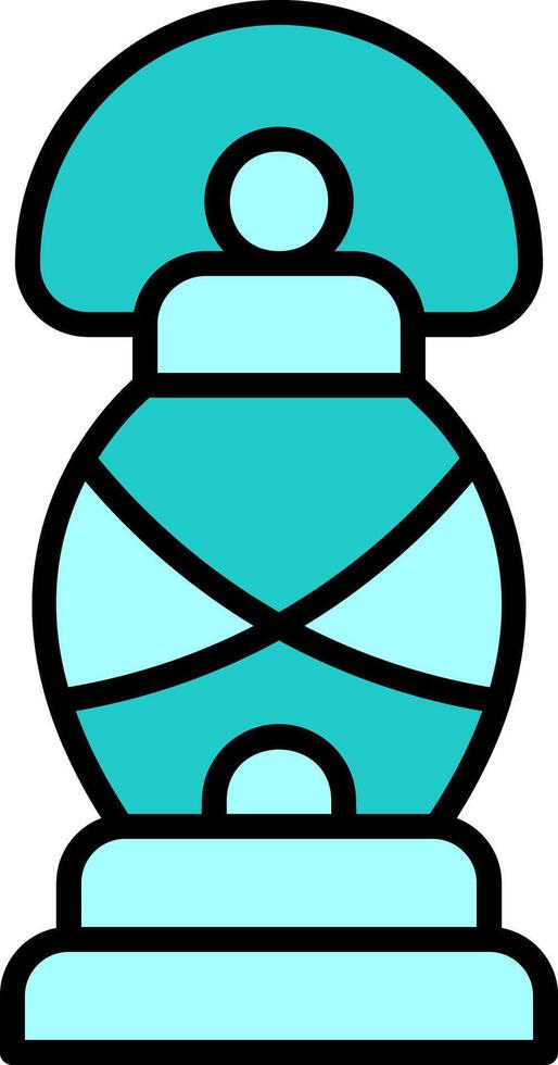 Hand Lantern Vector Icon