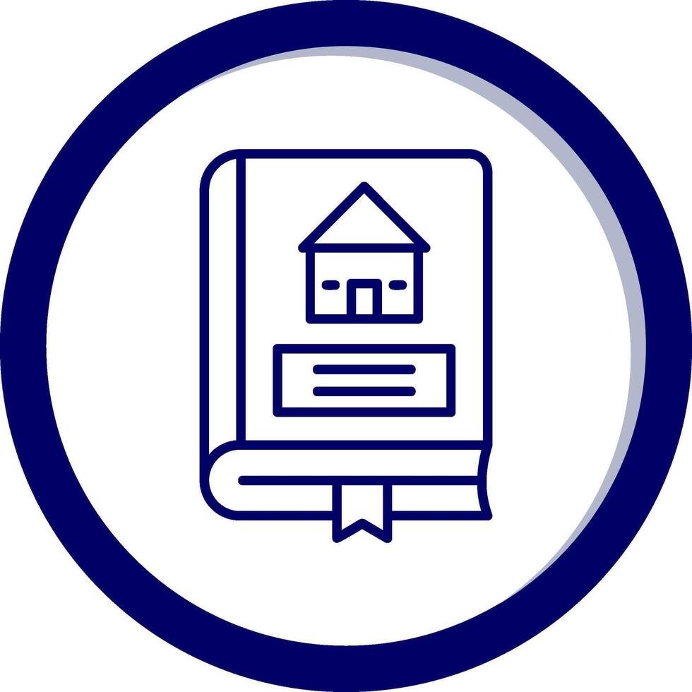 Architecture Book Vector Icon