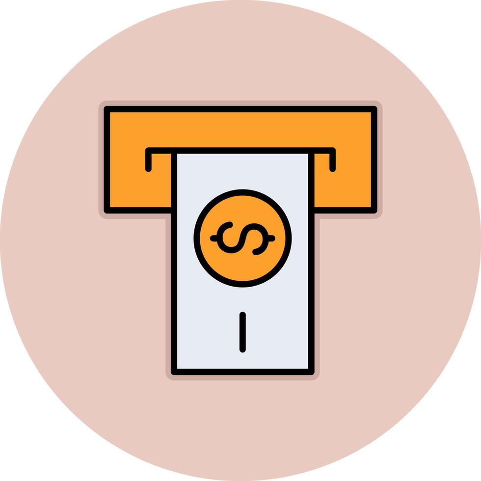 Withdraw Money Vector Icon