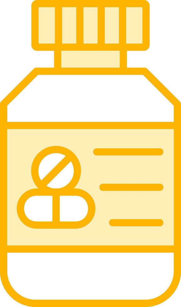 Pills Bottle Vector Icon