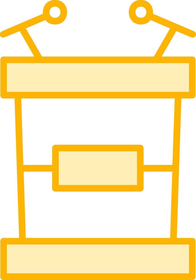 Tribune Vector Icon