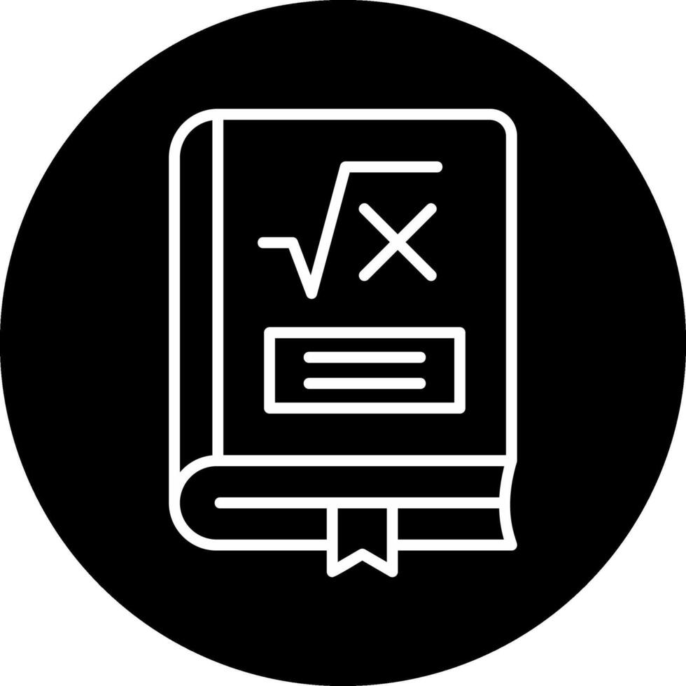 Maths Book Vector Icon