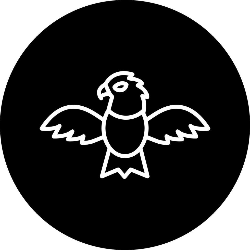 icono de vector de águila