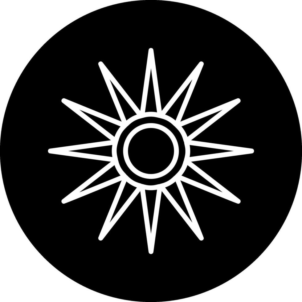 Optical Raditon Vector Icon