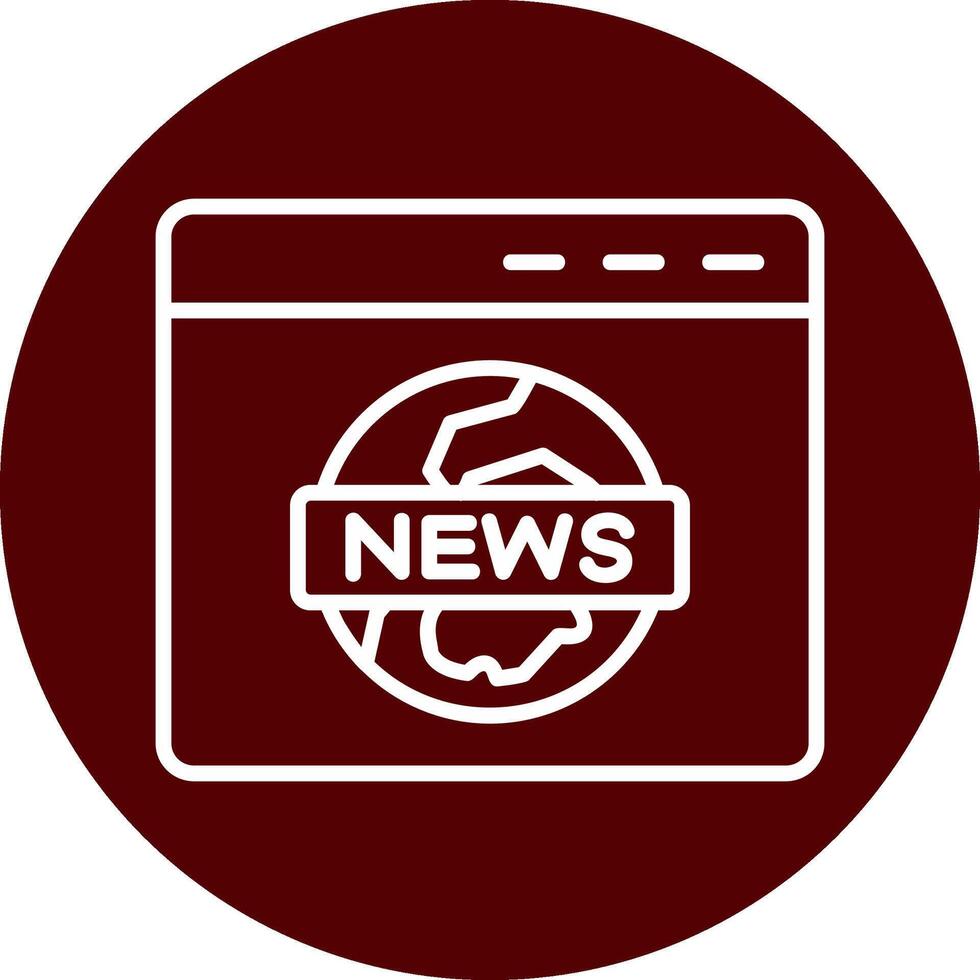 News Report Vector Icon