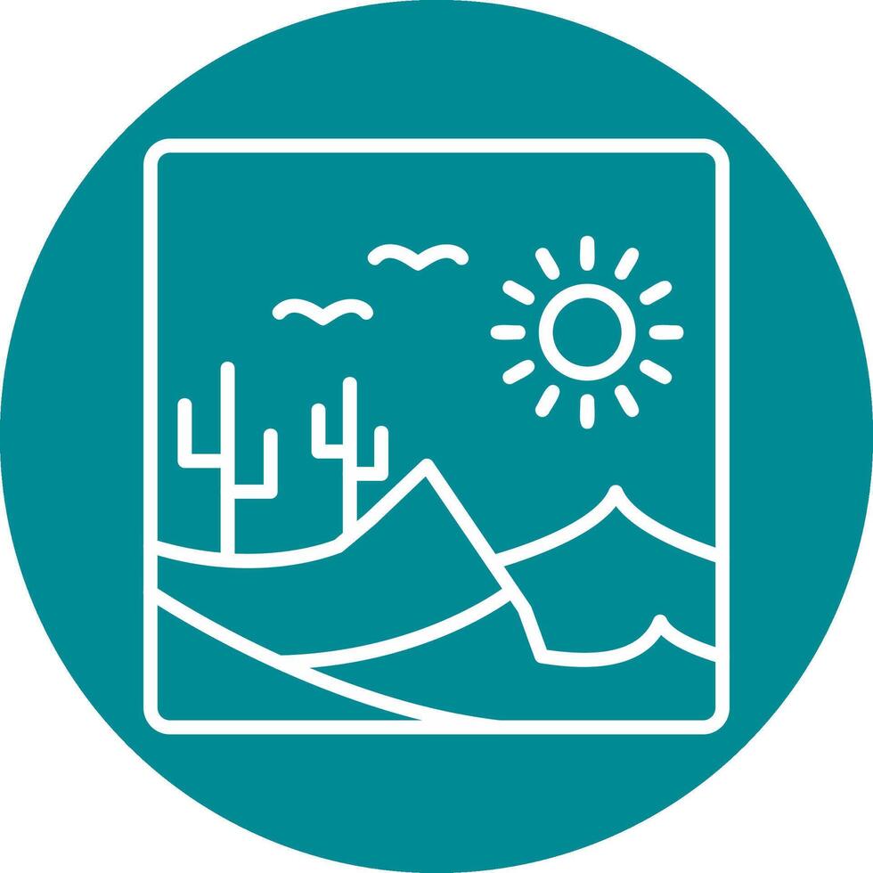 Desert Vector Icon