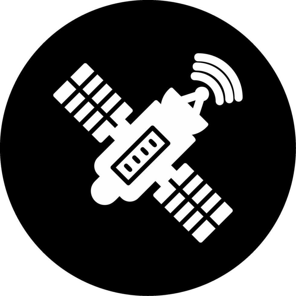 icono de vector de satélite