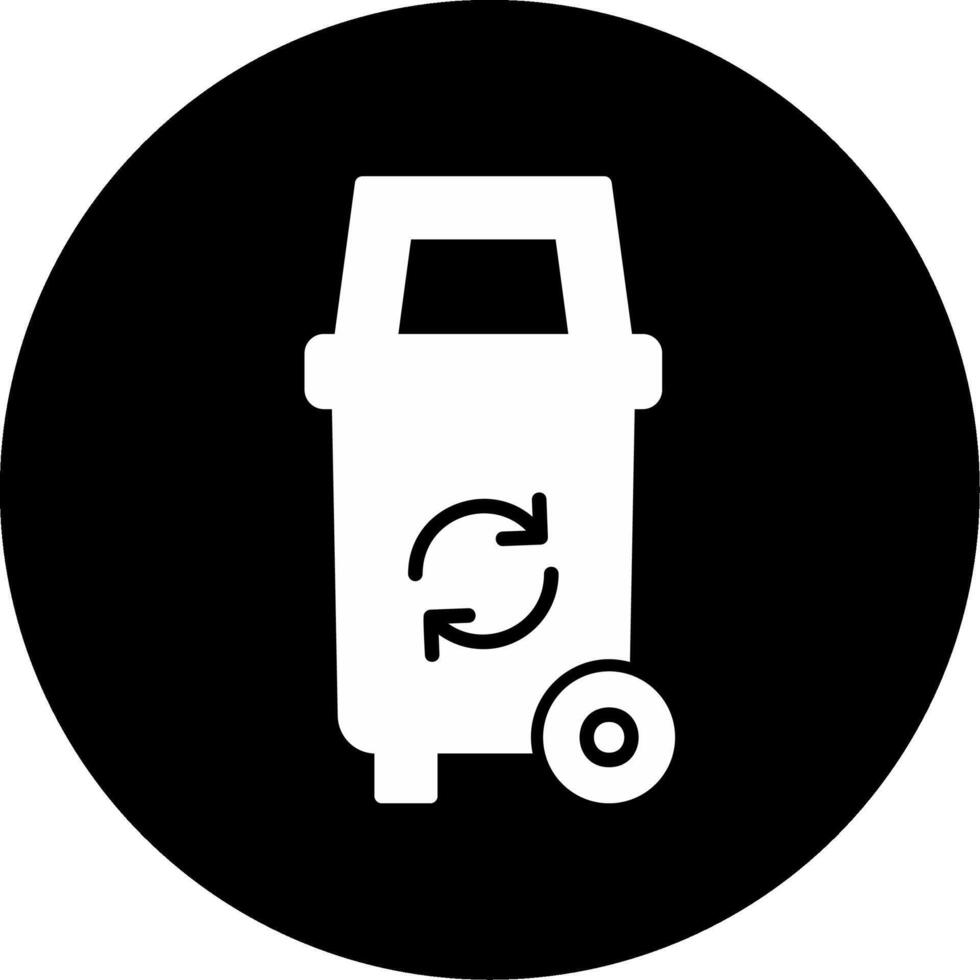 icono de vector de basura