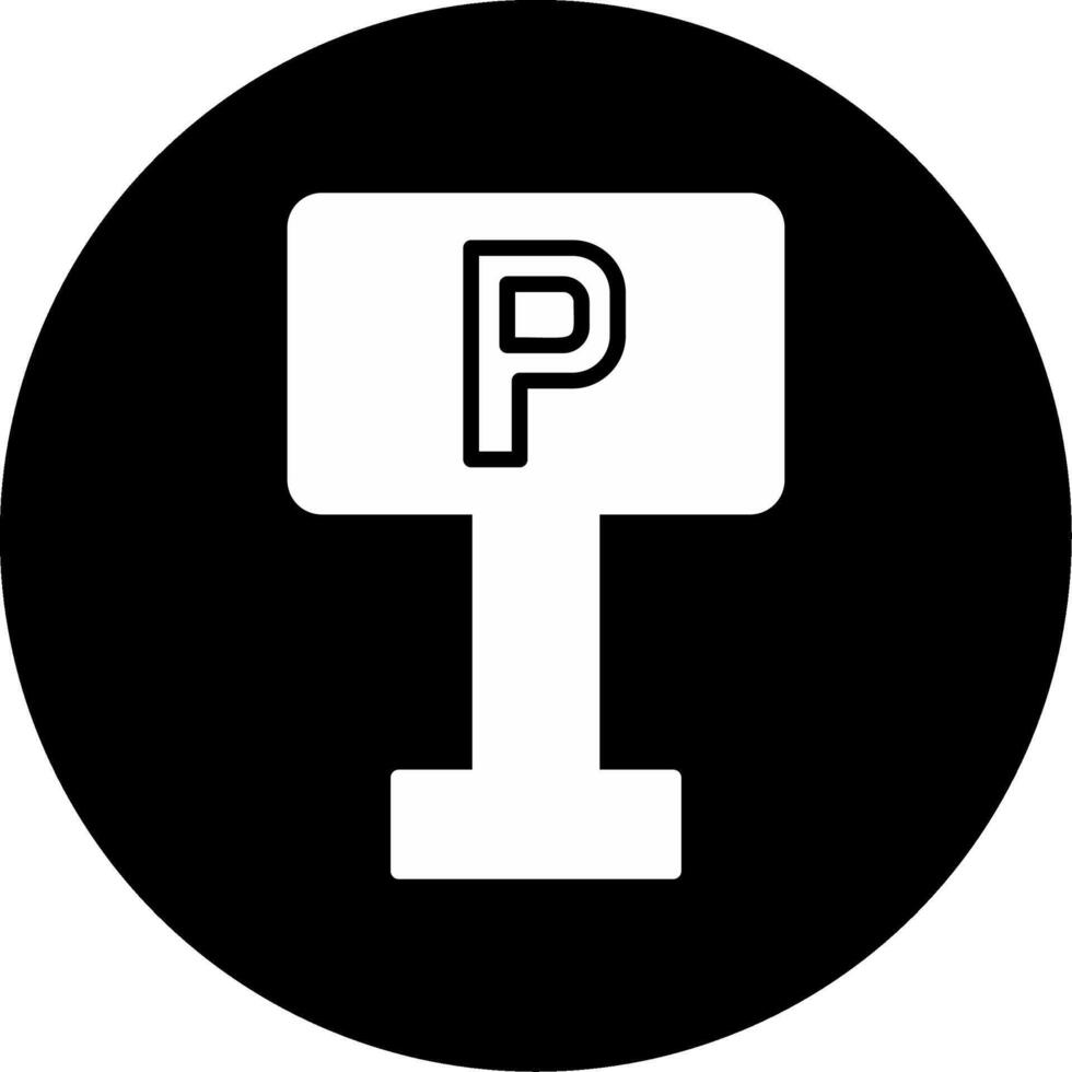 Parking Sign Vector Icon