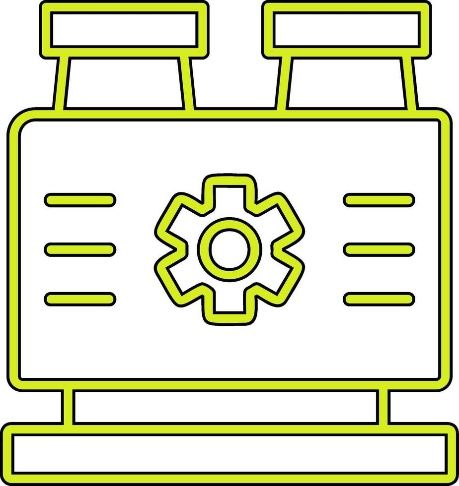 Factory Machine Vector Icon