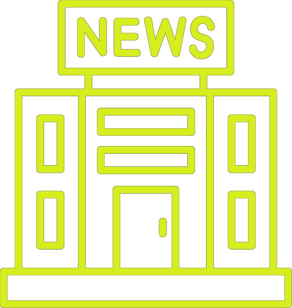 News Office Vector Icon