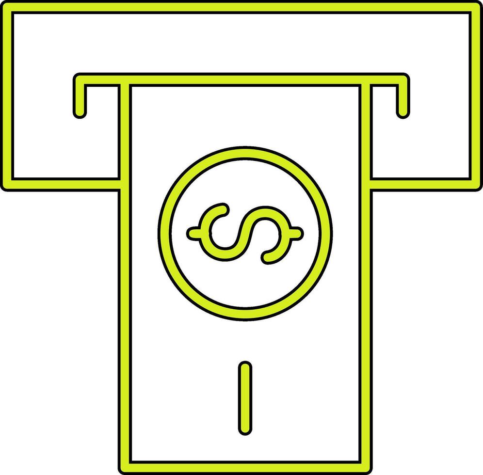 Withdraw Money Vector Icon
