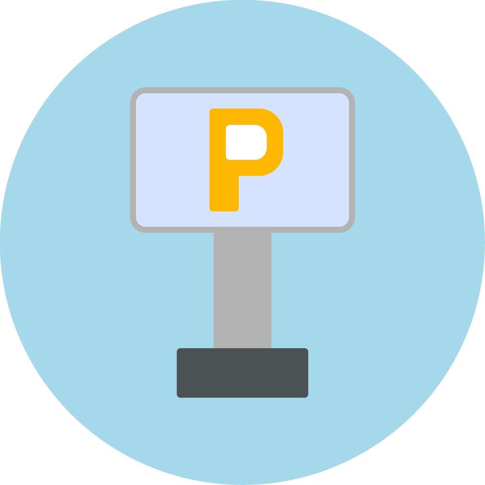 Parking Sign Vector Icon