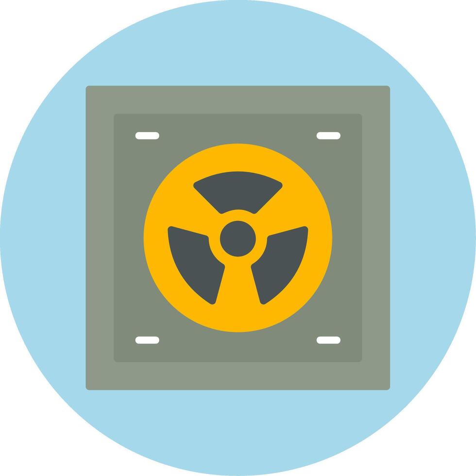Radioactive Vector Icon