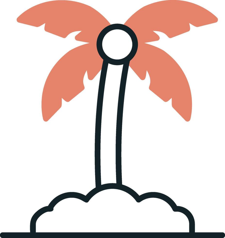 Palm Leaf Vector Icon