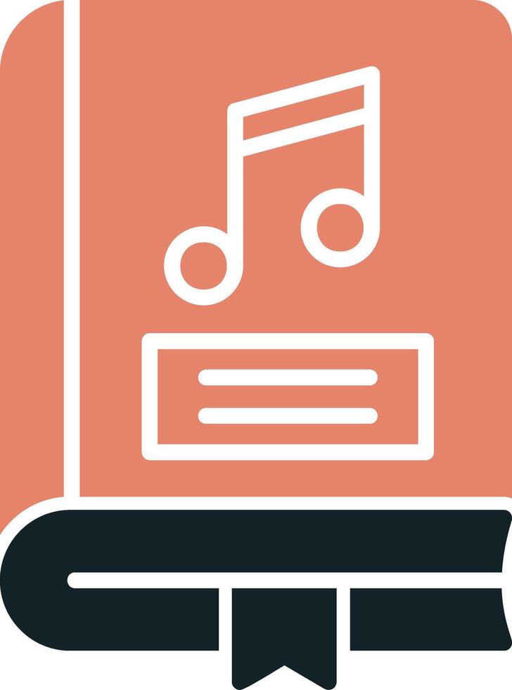 Music Book Vector Icon