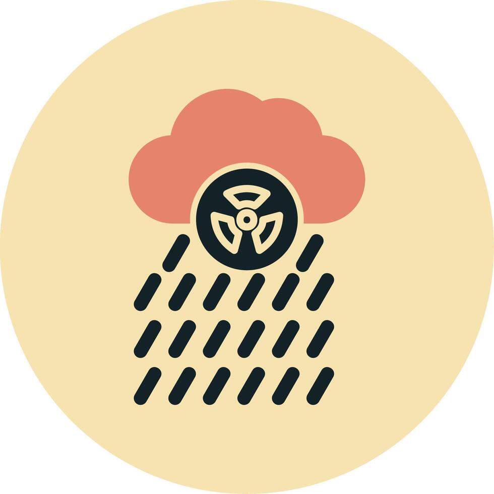 Acid Rain Vector Icon