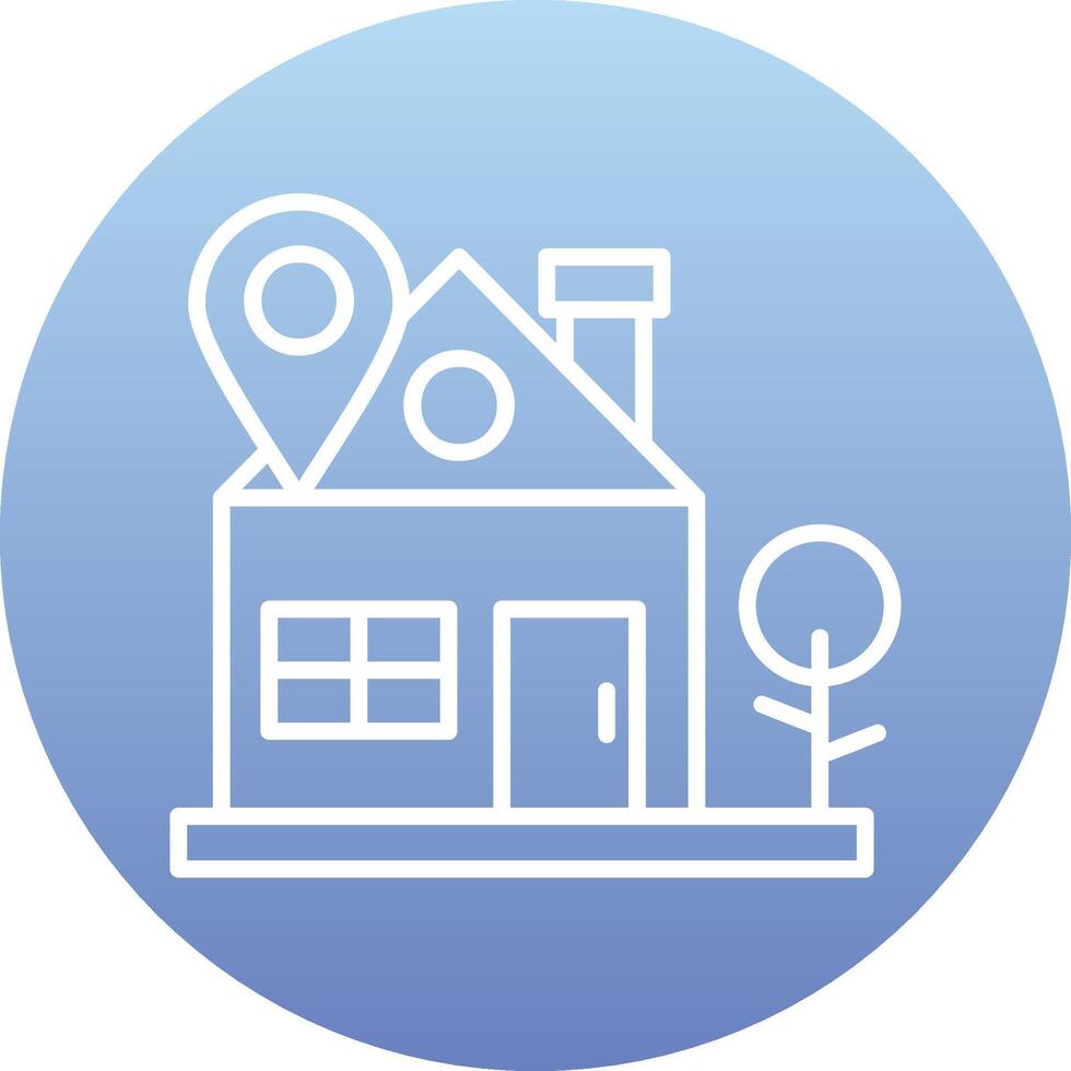 Home Location Vector Icon