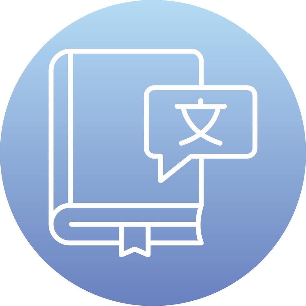 Foreign Language Vector Icon