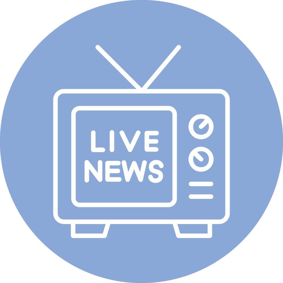 Live News Vector Icon