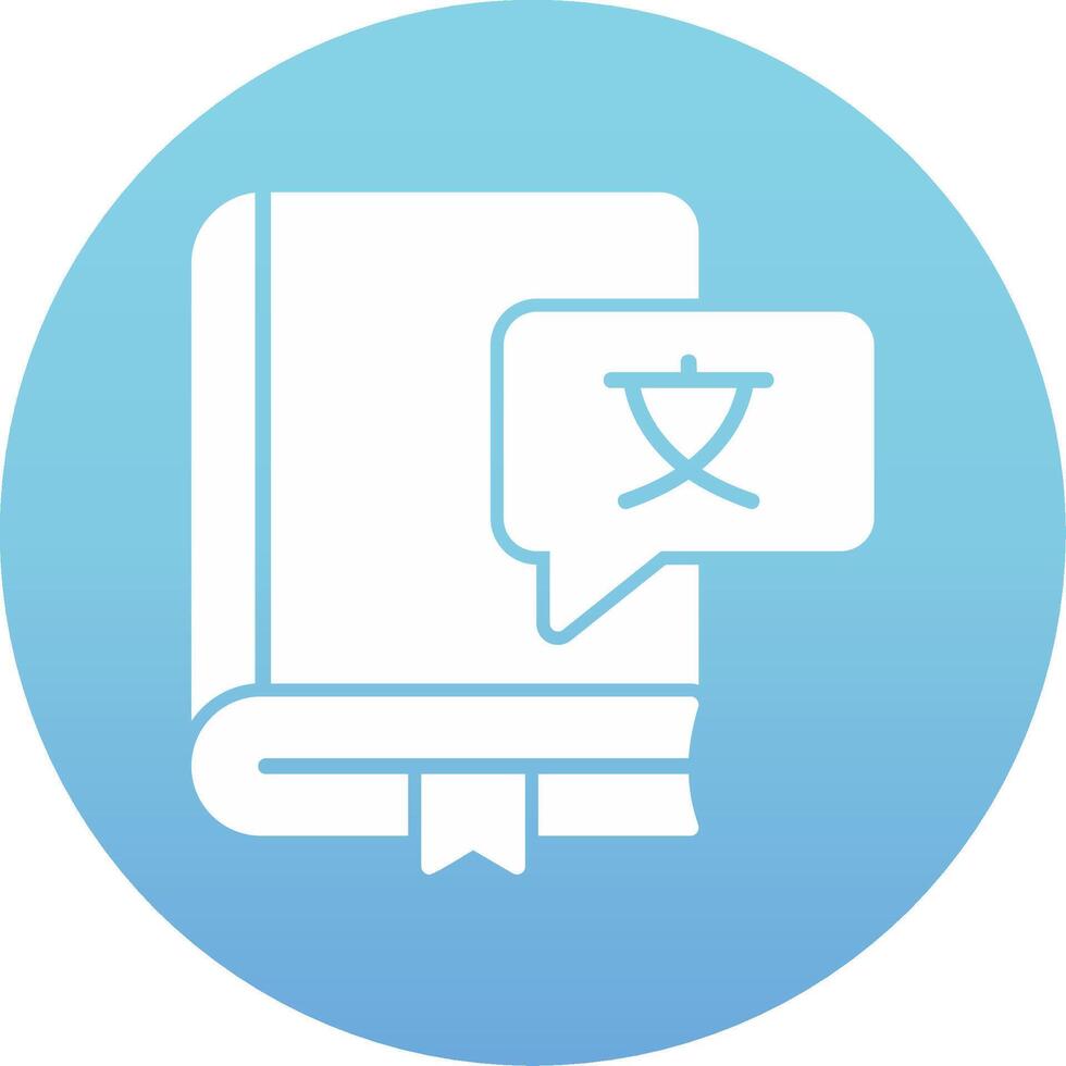 Foreign Language Vector Icon