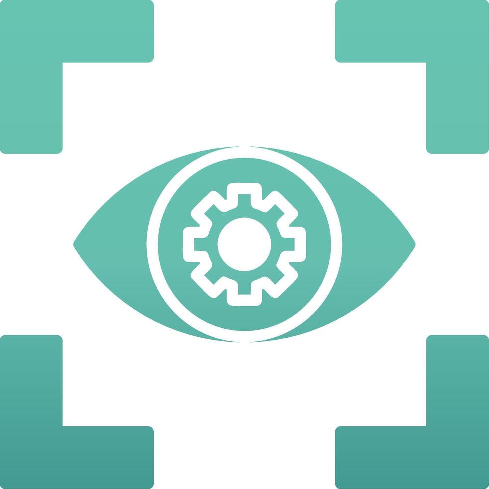 glyph gradient icon vector