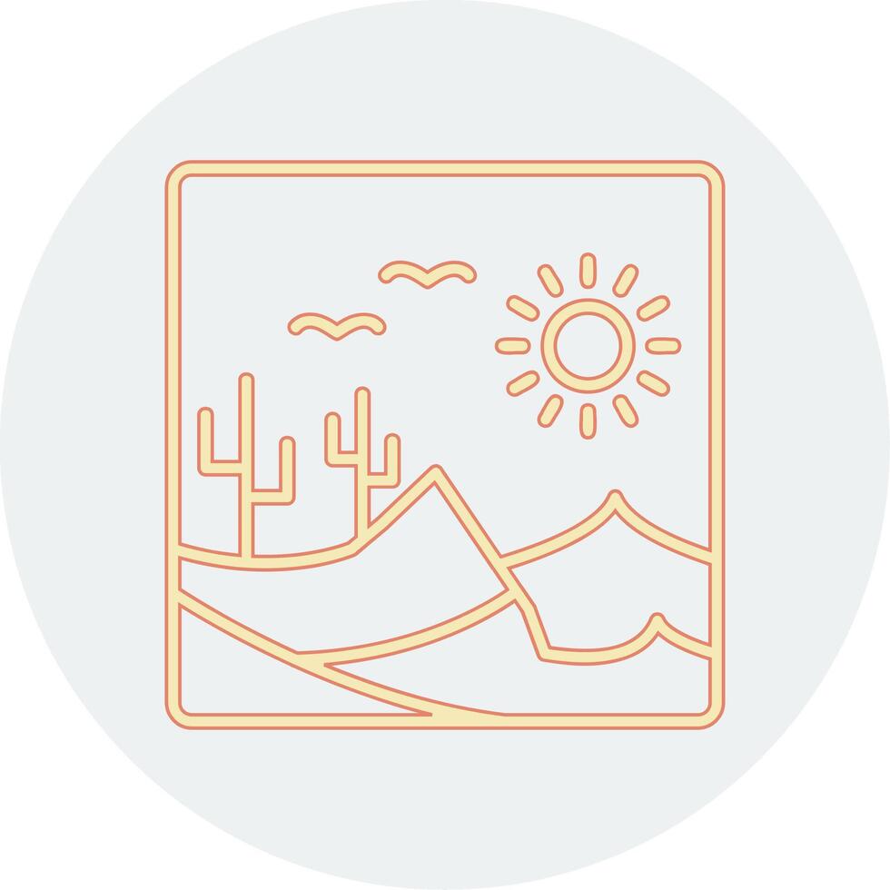 Desert Vector Icon