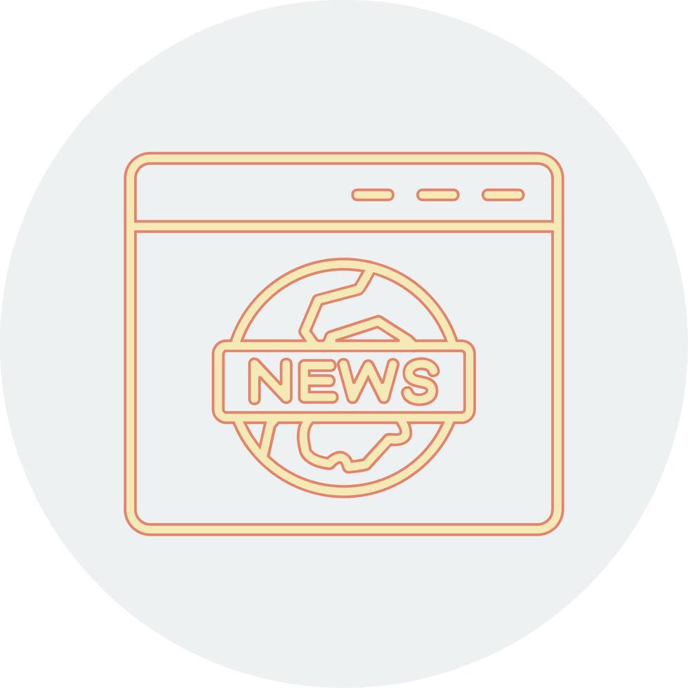 News Report Vector Icon